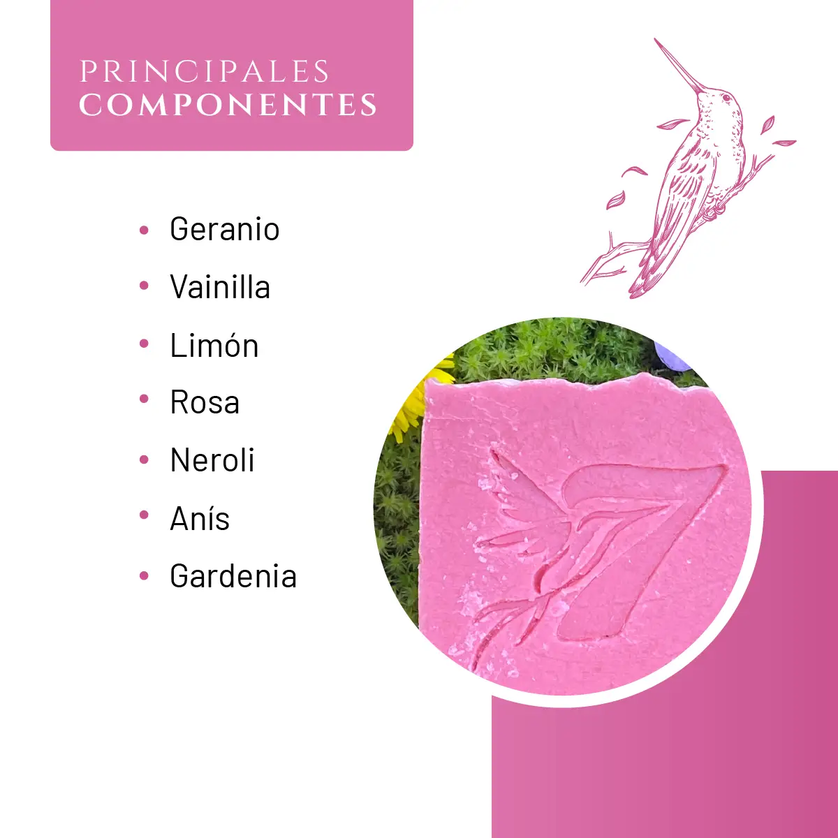 Jabón Artesanal - Plenitud Rosa - Image 2