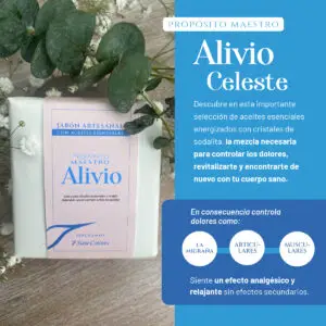 Jabón artesanal - Alivio Celeste