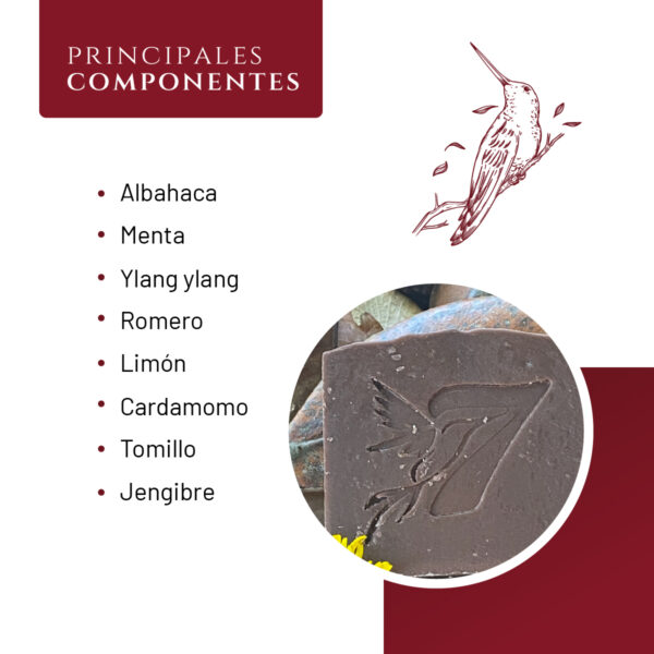 Jabón Artesanal - Vitalidad Granate - Image 2