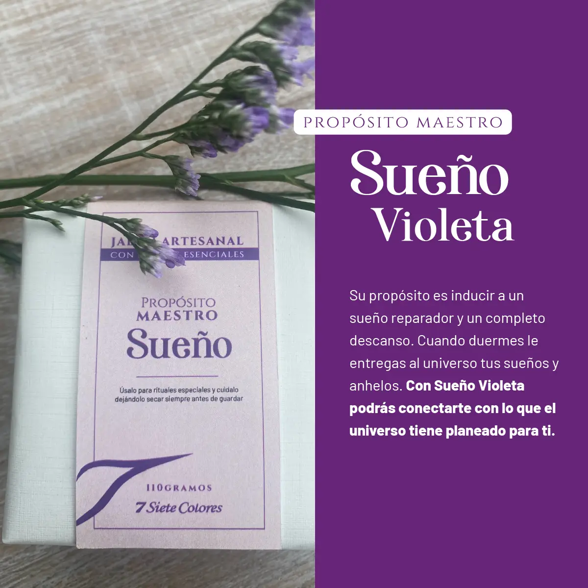Jabón Artesanal - Sueño Violeta